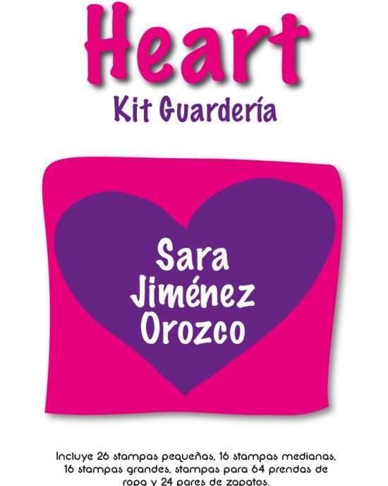 Kit Guarderia Heart