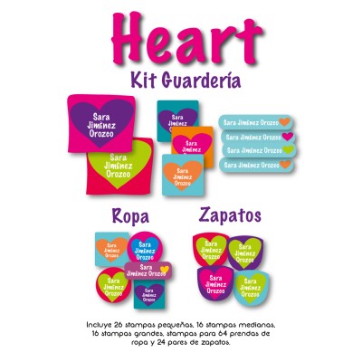 Kit Guarderia Heart Kit Guarderia Heart