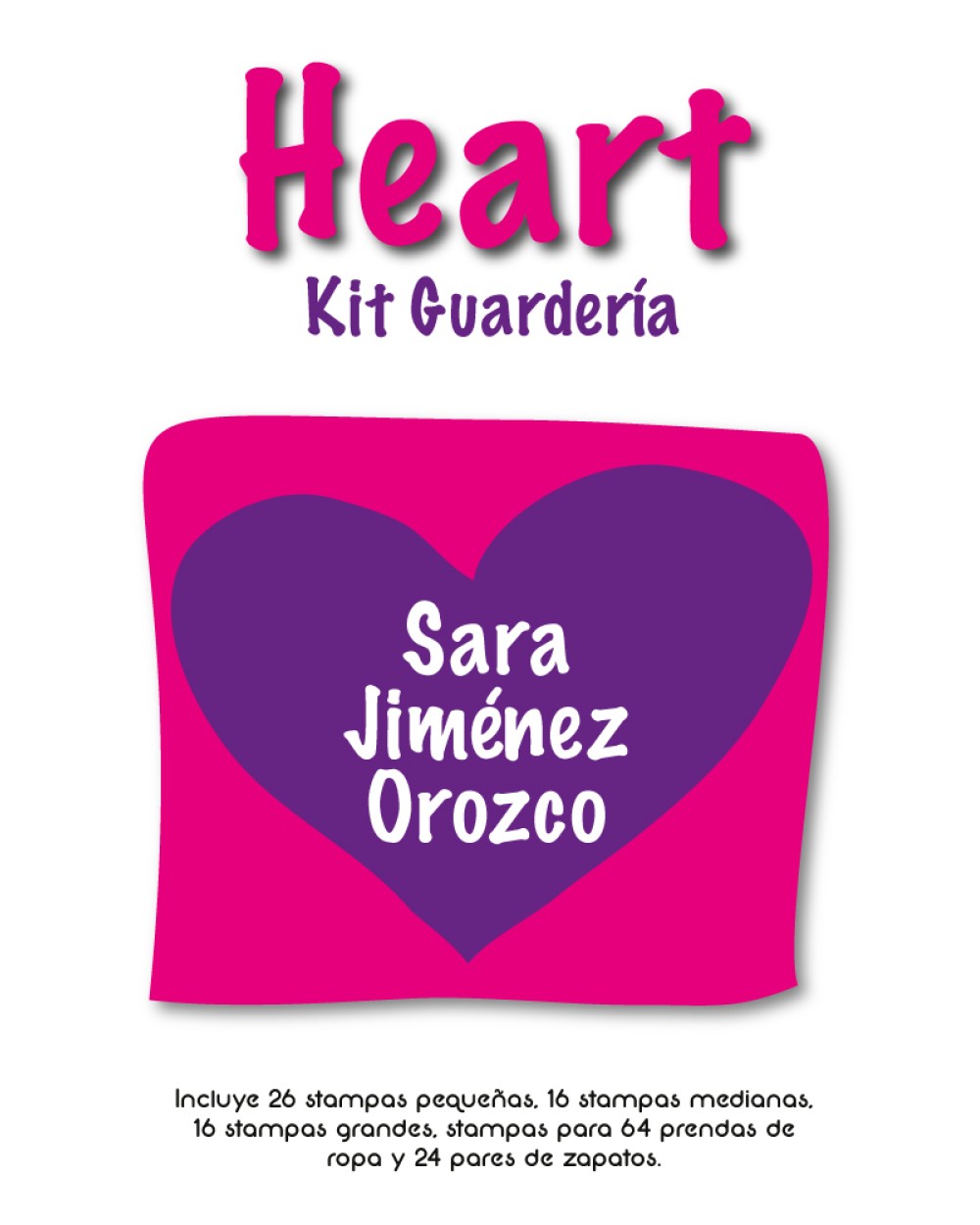 Kit Guarderia Heart | Pack Guarderia Kit Guarderia Heart | Pack Guarderia