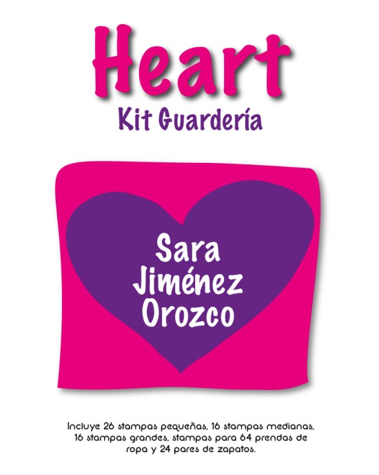 Kit Guarderia Heart | Pack Guarderia