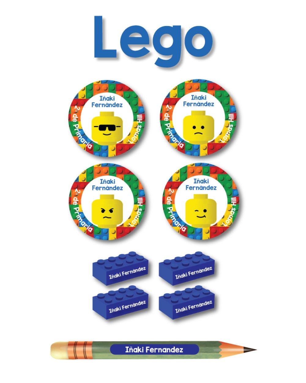 Pack Premium Ropa, Zapatos y Escuela Lego | Pack Premium Pack Premium Ropa, Zapatos y Escuela Lego | Pack Premium
