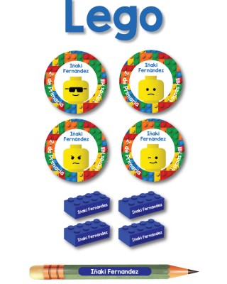Escuela Adheribles Lego
