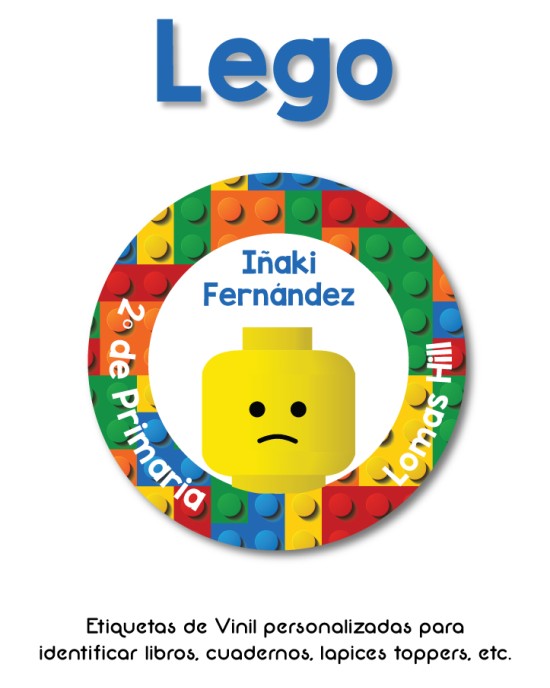 Escuela Adheribles Lego