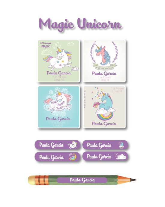 Pack Premium Ropa, Zapatos y Escuela Magic Unicorn | Pack Premium