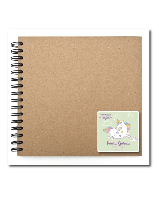 Escuela Adheribles Magic Unicorn-Etiquetas Para Escuela
