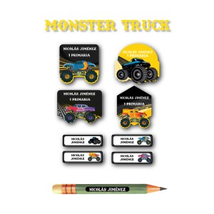 Pack Premium Ropa, Zapatos y Escuela Monster Truck Pack Premium Ropa, Zapatos y Escuela Monster Truck