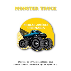 Escuela Adheribles Monster Truck