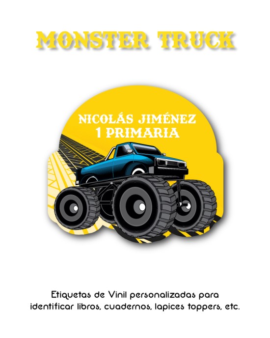 Pack Back to School Monster Truck-Pack Back To School
