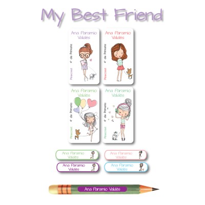 Escuela Adheribles My Best Friend Escuela Adheribles My Best Friend