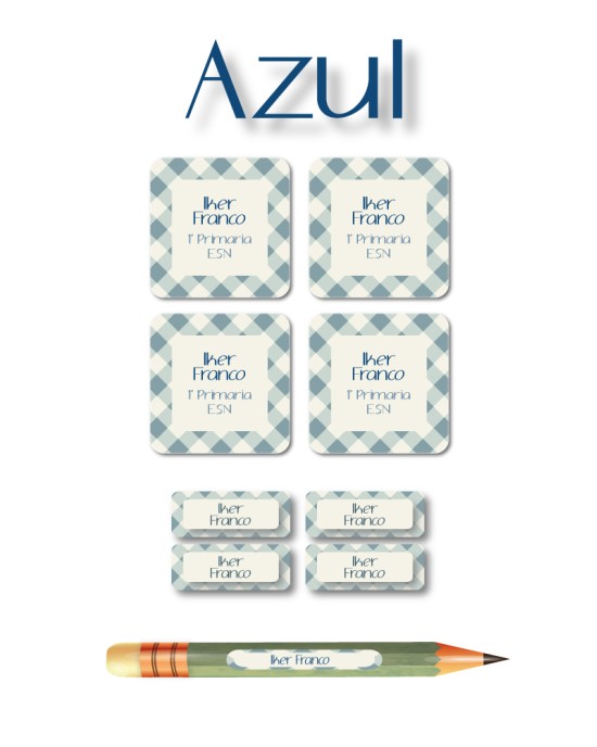 Pack Back to School Azul-Pack Back To School