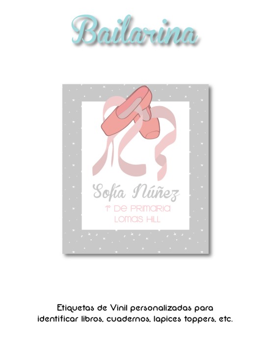 Pack Ropa y Escuela Bailarina | Pack Ropa y Adheribles