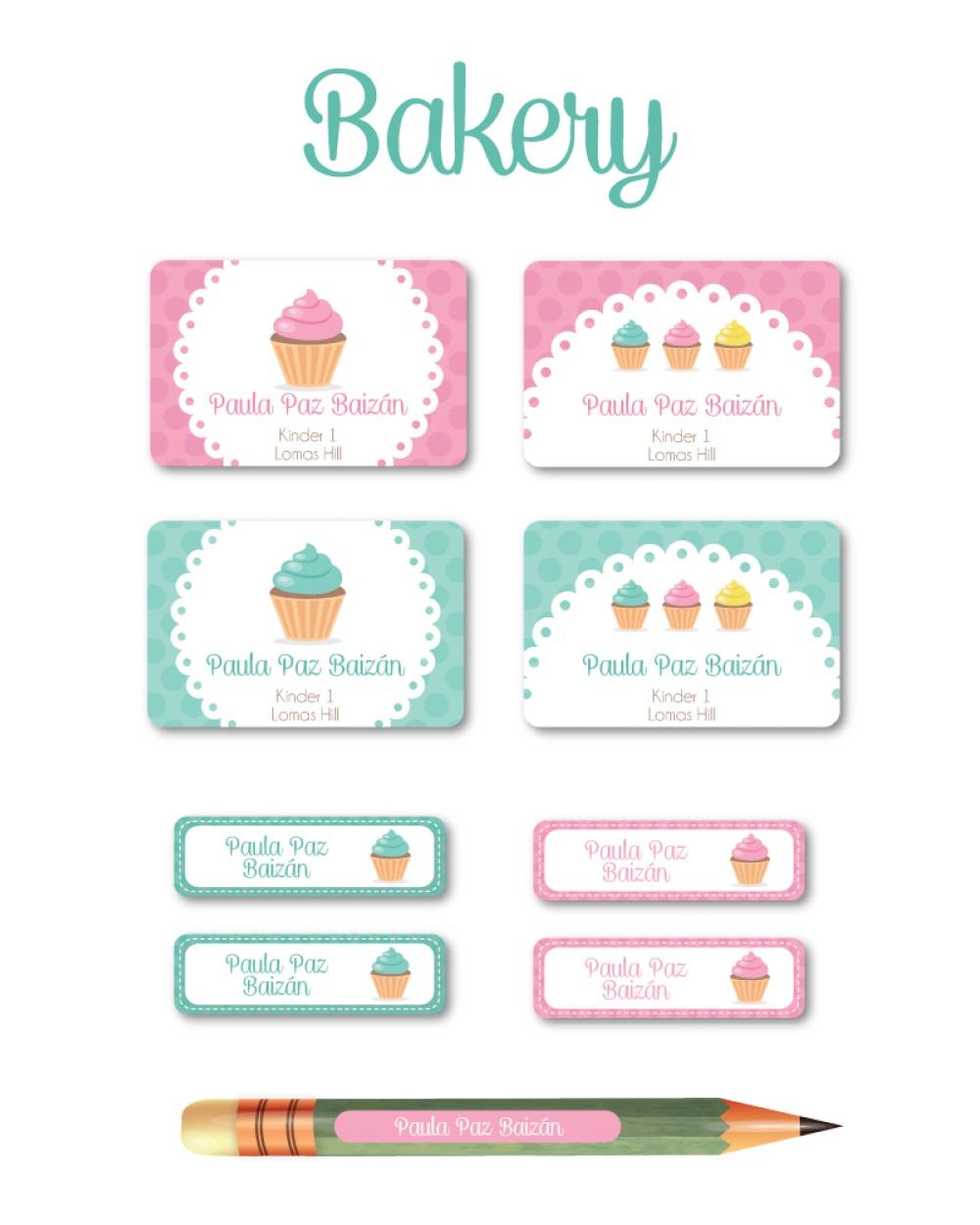 Pack Ropa y Escuela Bakery | Pack Ropa y Adheribles Pack Ropa y Escuela Bakery | Pack Ropa y Adheribles