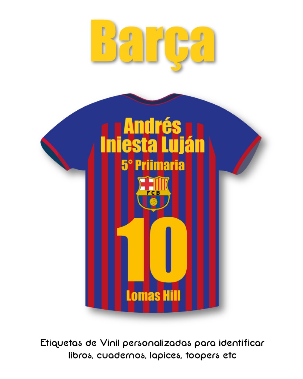 Escuela Adheribles Barça-Etiquetas Para Escuela Escuela Adheribles Barça-Etiquetas Para Escuela