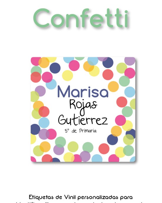 Pack Premium Ropa, Zapatos y Escuela Confetti Pack Premium Ropa, Zapatos y Escuela Confetti