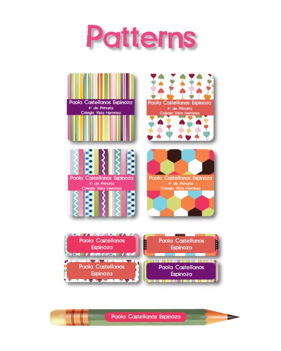 Pack Premium Ropa, Zapatos y Escuela Patterns | Pack Premium