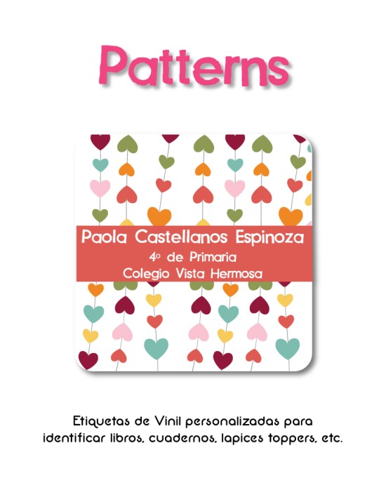 Pack Premium Ropa, Zapatos y Escuela Patterns | Pack Premium
