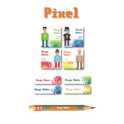 Pack Premium Ropa, Zapatos y Escuela Pixel