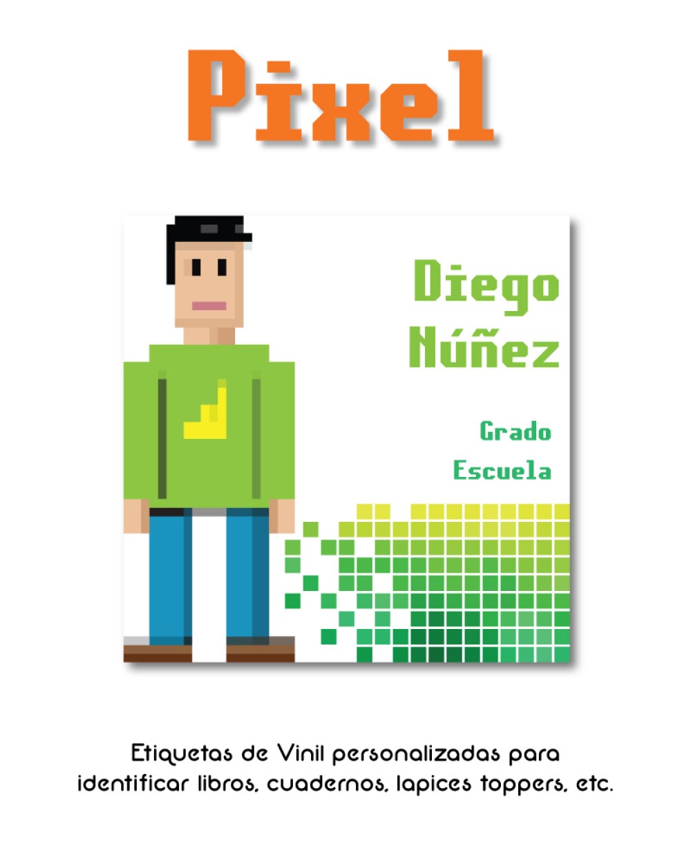 Pack Ropa y Escuela Pixel | Pack Ropa y Adheribles