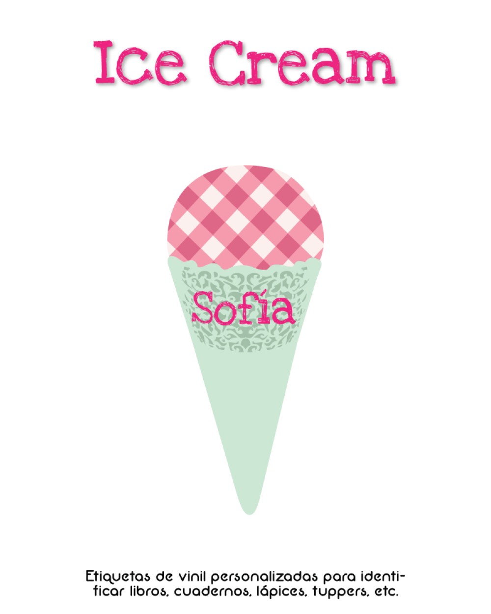 Pack Ropa y Escuela Ice Cream | Pack Ropa y Adheribles Pack Ropa y Escuela Ice Cream | Pack Ropa y Adheribles