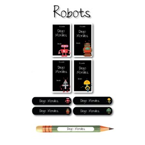 Pack Premium Ropa, Zapatos y Escuela Robots Pack Premium Ropa, Zapatos y Escuela Robots