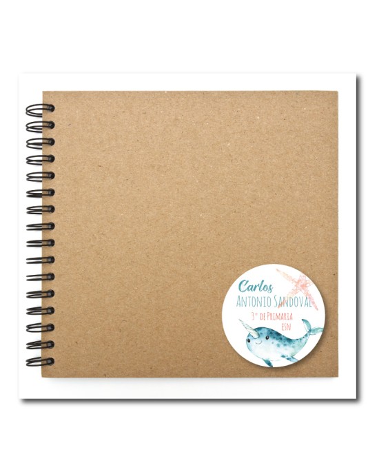 Escuela Adheribles Sea Animals-Etiquetas Para Escuela