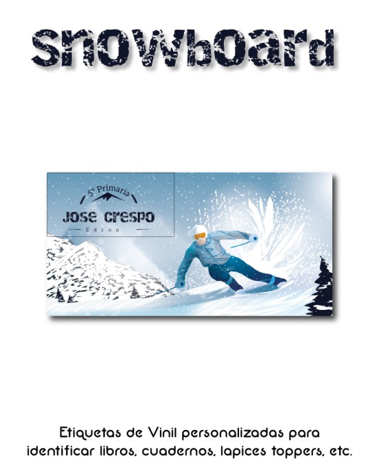 Pack Back to School Snowboard