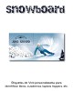 Escuela Adheribles Snowboard-Etiquetas Para Escuela