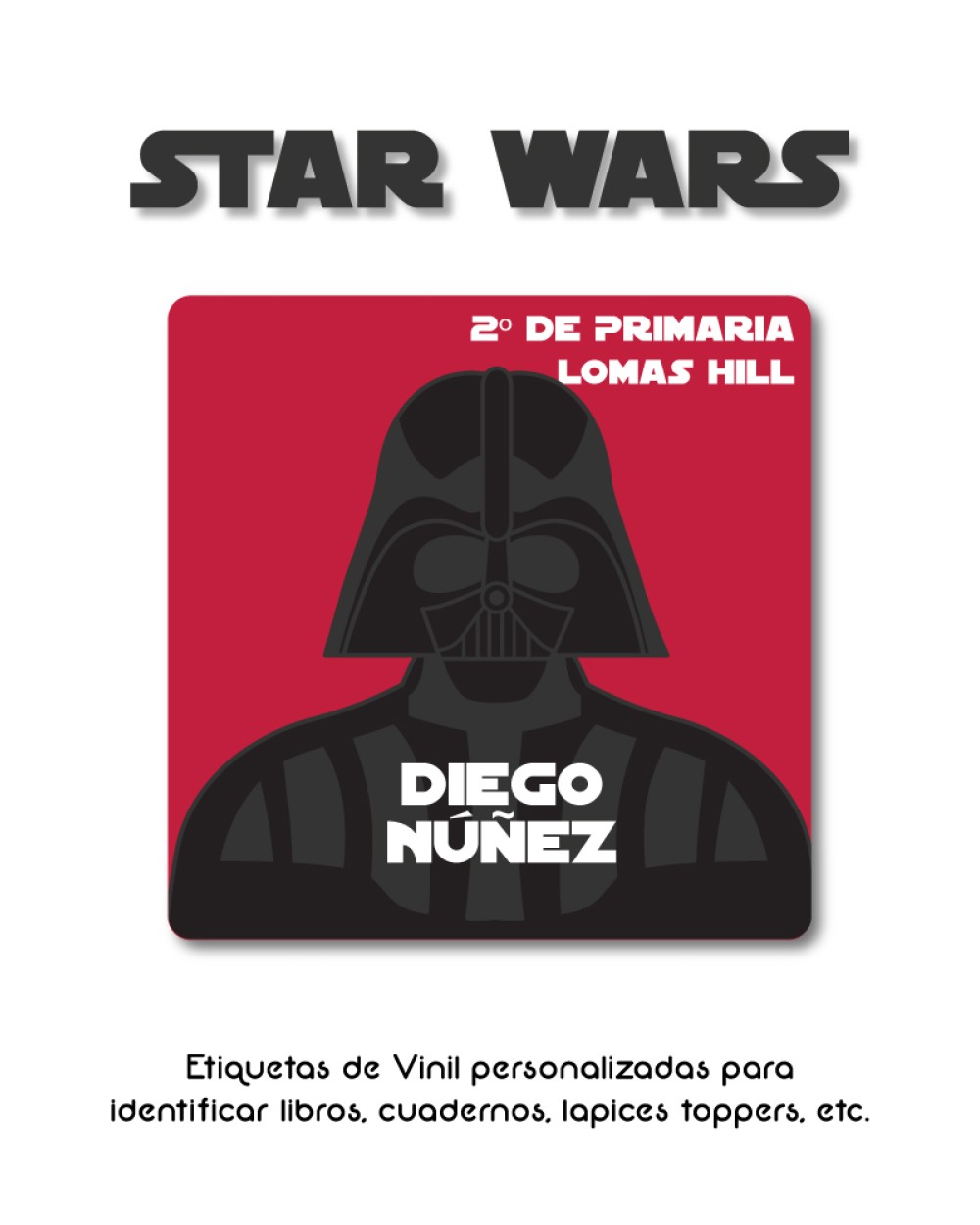 Pack Ropa y Escuela Star Wars | Pack Ropa y Adheribles