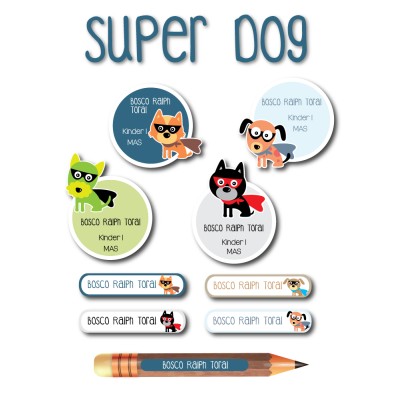 Escuela Adheribles Super Dog Escuela Adheribles Super Dog