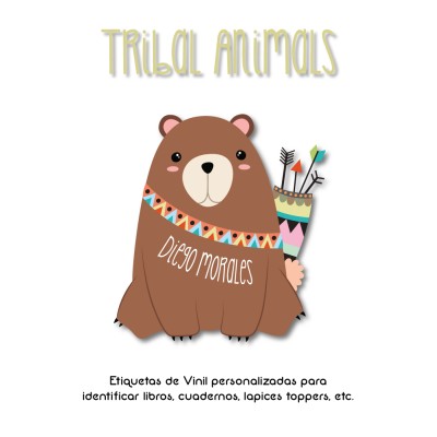 Escuela Adheribles Tribal Animals