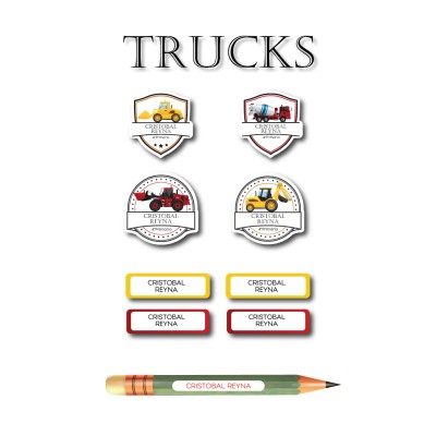 Pack Ropa y Escuela Trucks Pack Ropa y Escuela Trucks