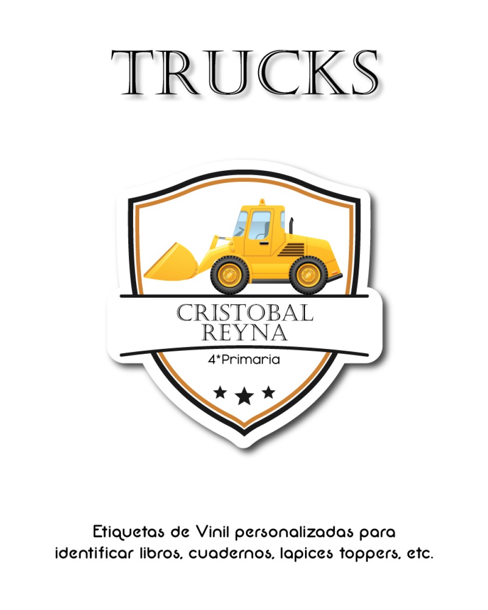 Pack Ropa y Escuela Trucks | Pack Ropa y Adheribles Pack Ropa y Escuela Trucks | Pack Ropa y Adheribles