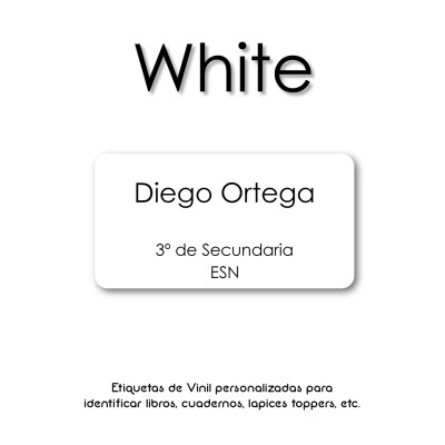 Escuela Adheribles White