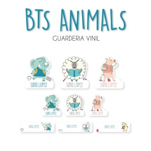 Guarderia Back to School Animals