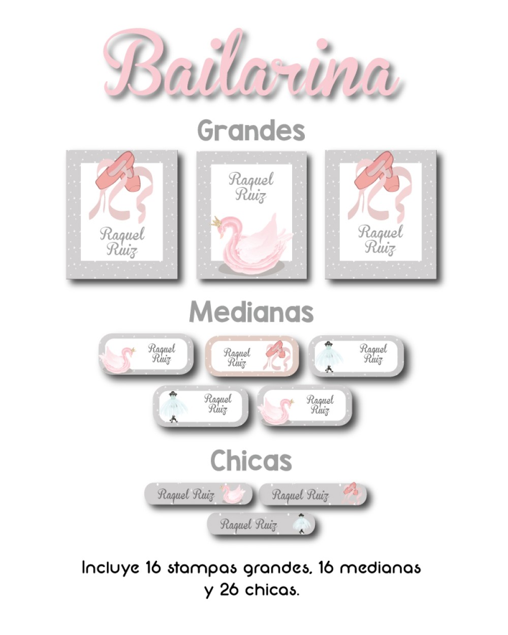 Guarderia Bailarina-Etiquetas Para Guarderia Guarderia Bailarina-Etiquetas Para Guarderia