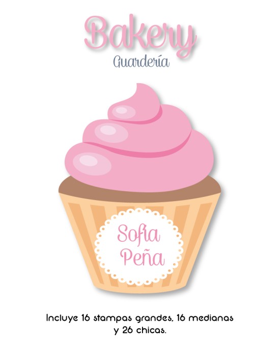 Guarderia Bakery-Etiquetas Para Guarderia