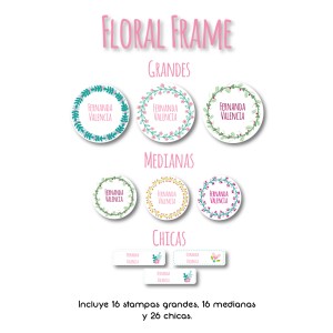 Guarderia Floral Frame