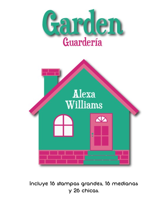 Guarderia Garden-Etiquetas Para Guarderia