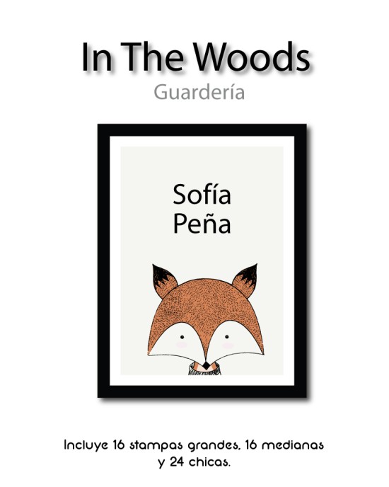 Guarderia In The Woods-Etiquetas Para Guarderia