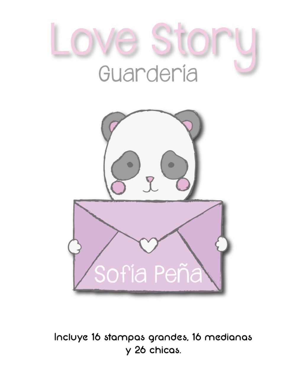 Guarderia Love Story-Etiquetas Para Guarderia