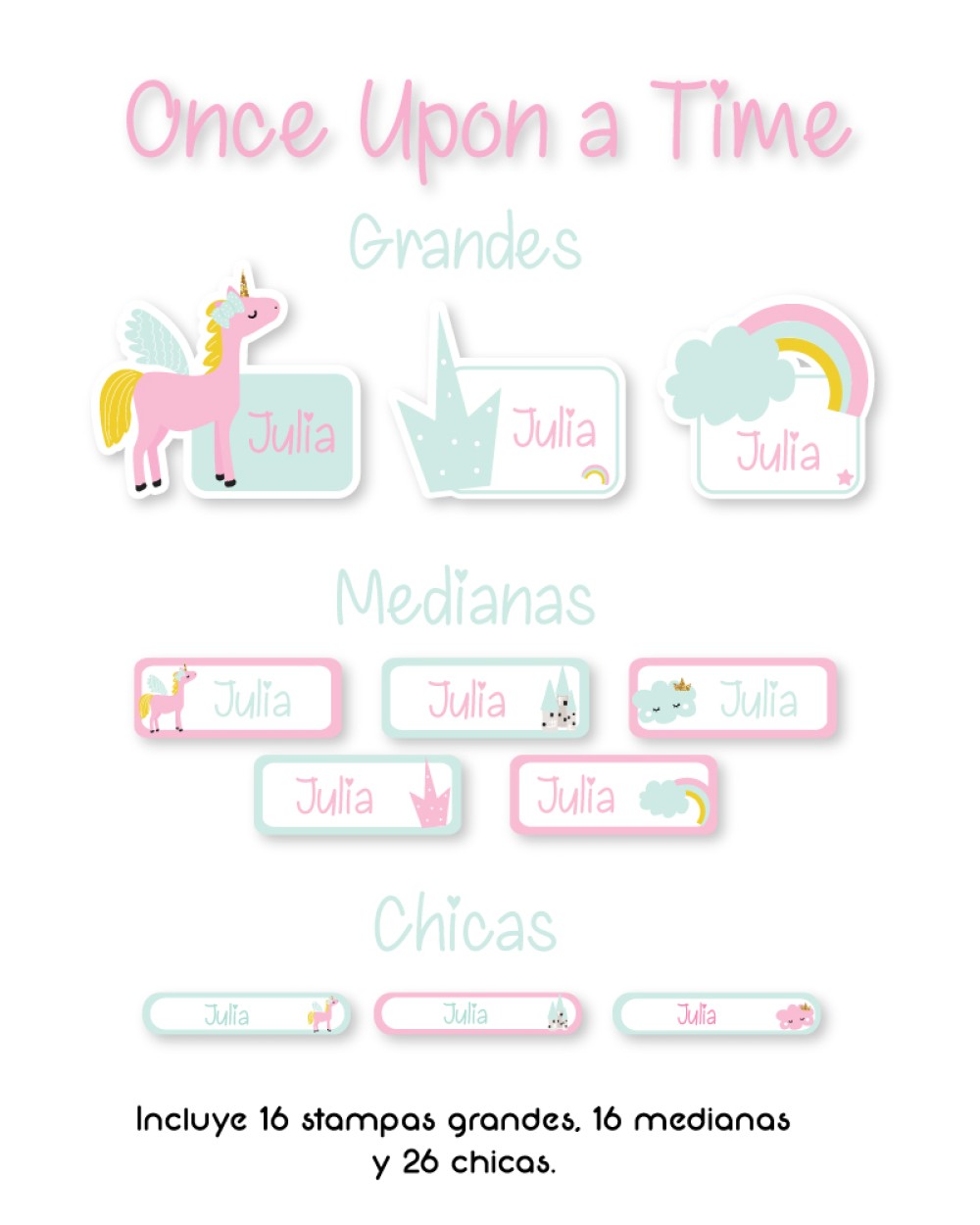 Guarderia Once Upon a Time-Etiquetas Para Guarderia Guarderia Once Upon a Time-Etiquetas Para Guarderia