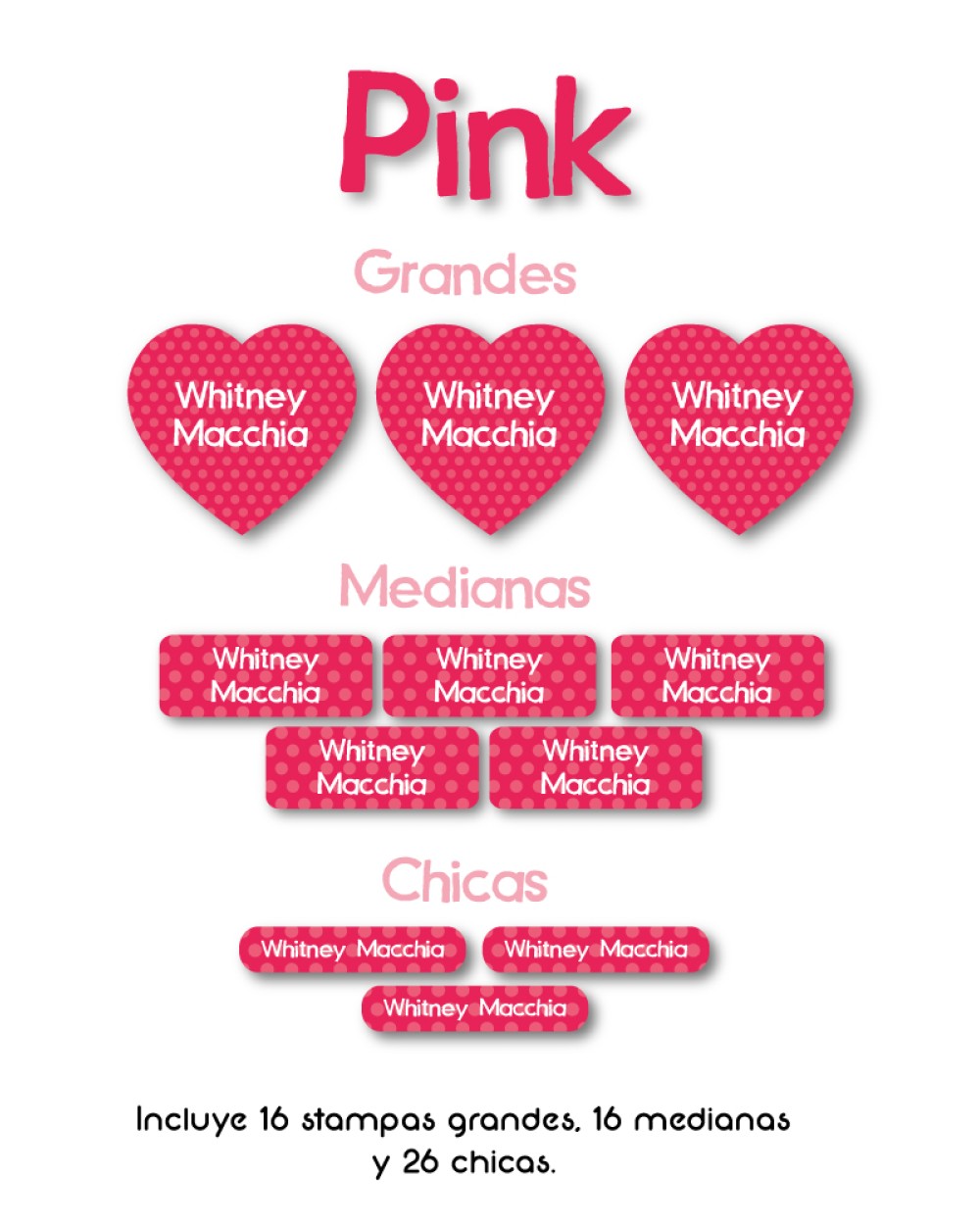 Guarderia Pink-Etiquetas Para Guarderia Guarderia Pink-Etiquetas Para Guarderia