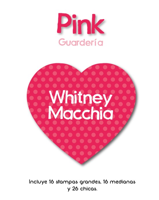 Guarderia Pink-Etiquetas Para Guarderia