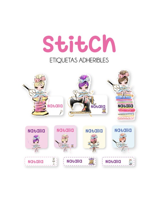 Guarderia Stitch-Etiquetas Para Guarderia