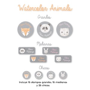 Guarderia Watercolor Animals