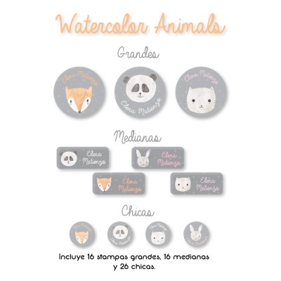 Guarderia Watercolor Animals