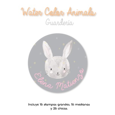 Guarderia Watercolor Animals