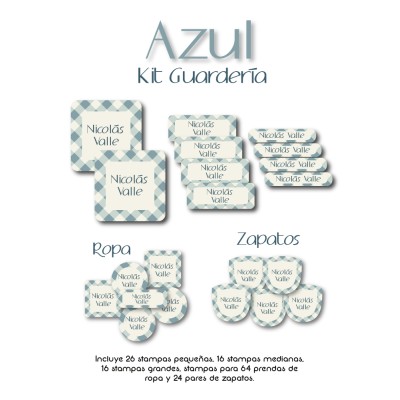 Kit Guarderia Azul Kit Guarderia Azul