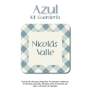 Kit Guarderia Azul
