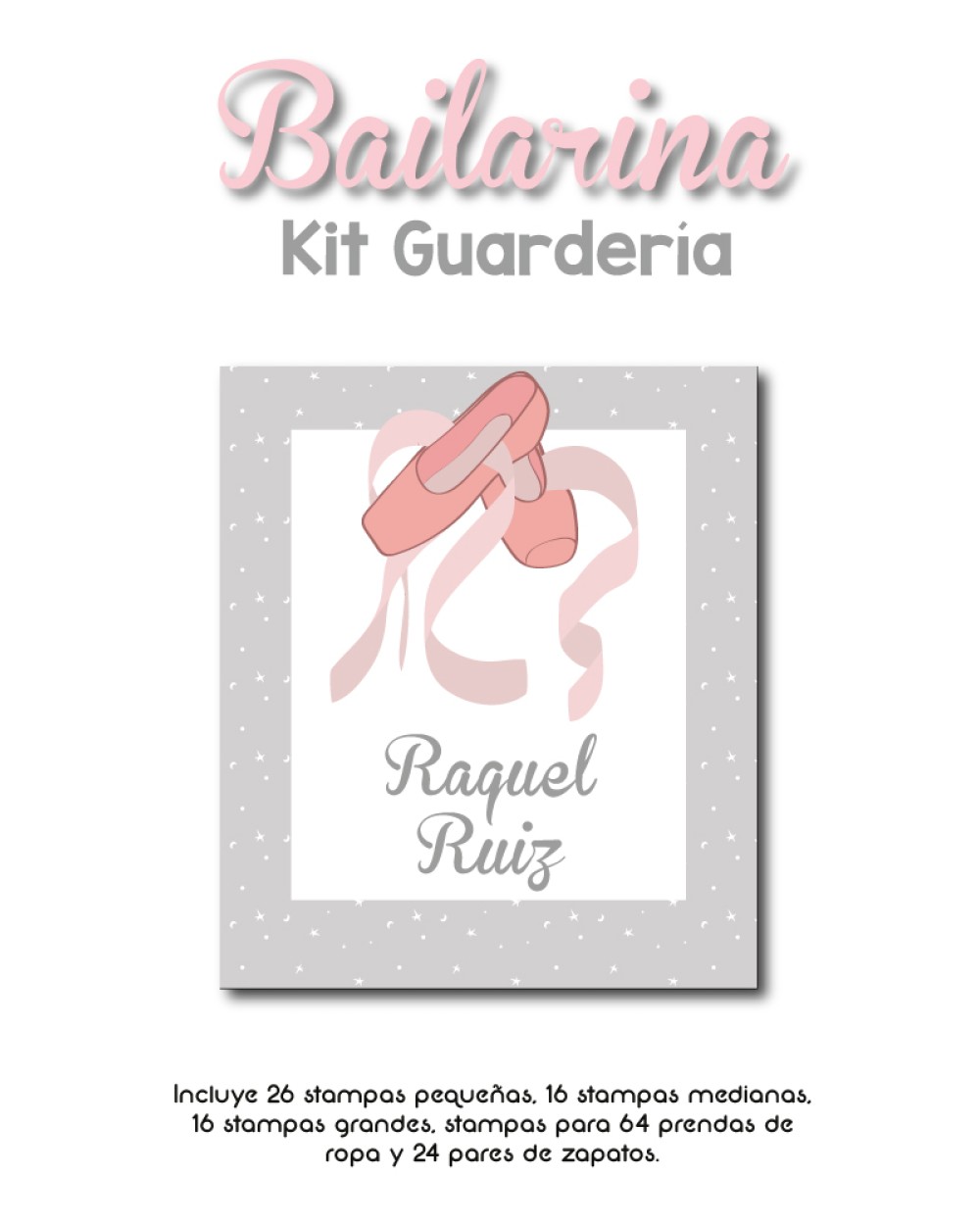 Kit Guarderia Bailarina | Pack Guarderia Kit Guarderia Bailarina | Pack Guarderia